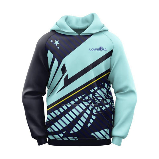 Loweara Printed Fleece Hoodie